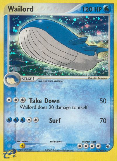 Wailord (14/109) [EX: Ruby & Sapphire] | Gam3 Escape