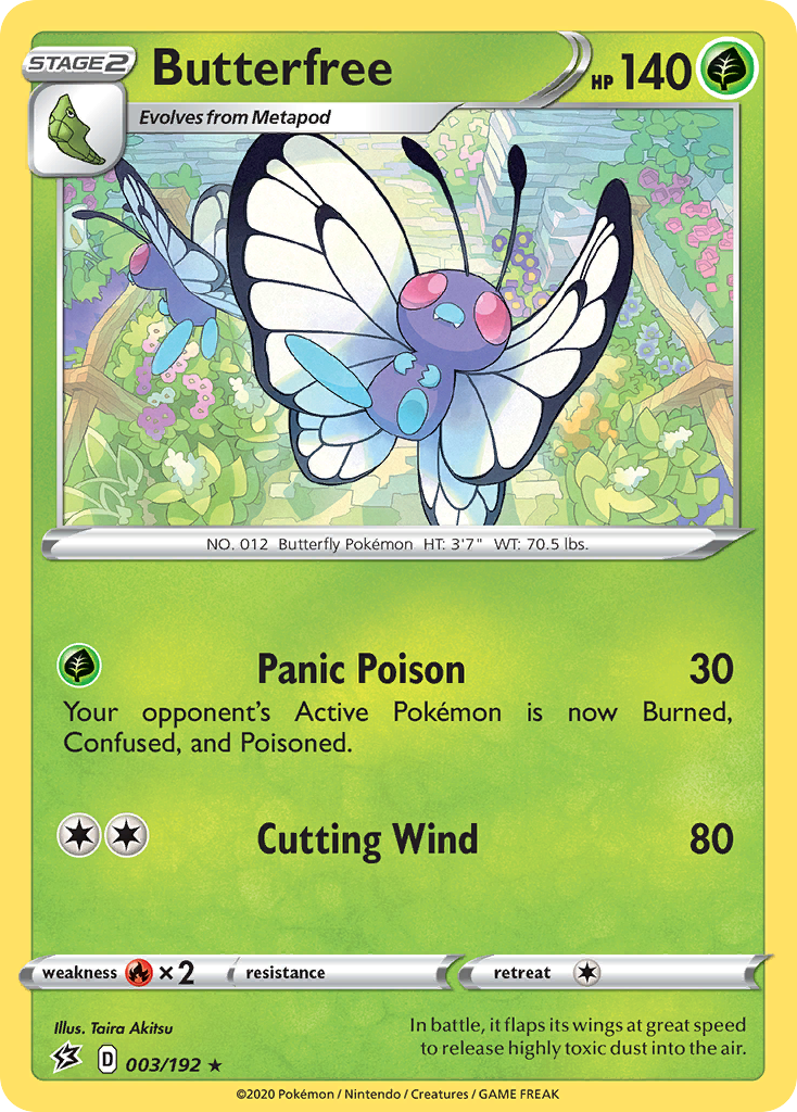 Butterfree (003/192) [Sword & Shield: Rebel Clash] | Gam3 Escape