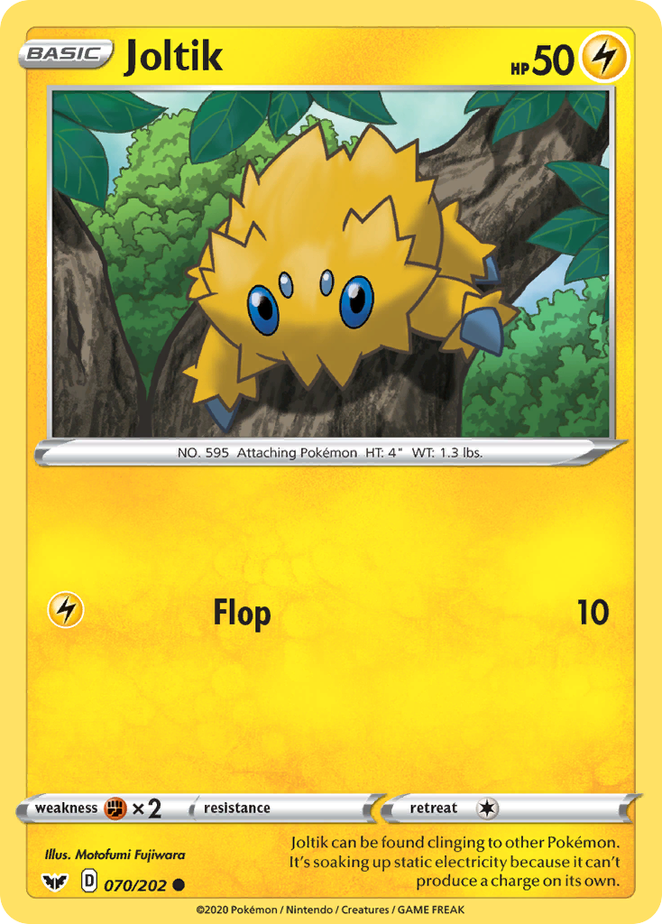 Joltik (070/202) [Sword & Shield: Base Set] | Gam3 Escape