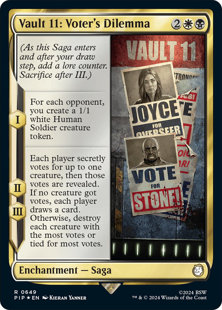 Vault 11: Voter's Dilemna (Surge Foil) [Fallout] | Gam3 Escape