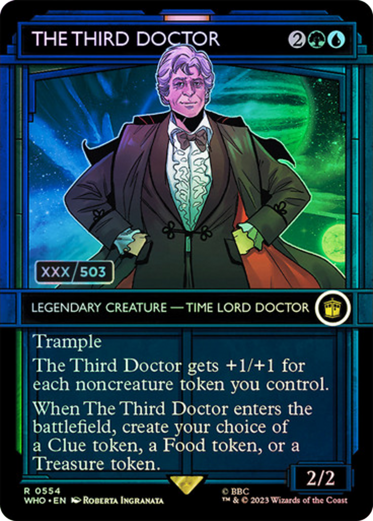 The Third Doctor (Serial Numbered) [Doctor Who] | Gam3 Escape