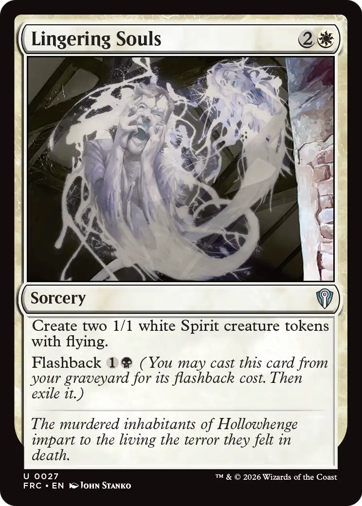 Lingering Souls [Reality Fracture Commander] | Gam3 Escape