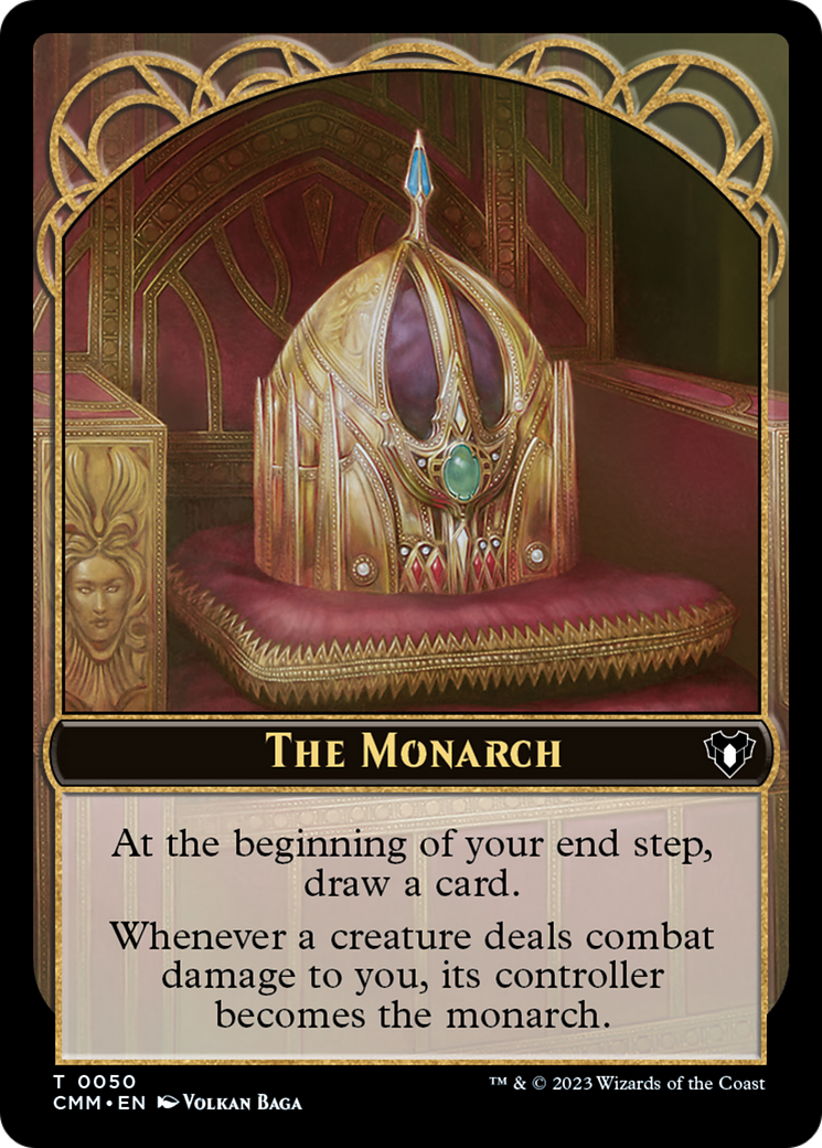 Copy (54) // The Monarch Double-Sided Token [Commander Masters Tokens] | Gam3 Escape