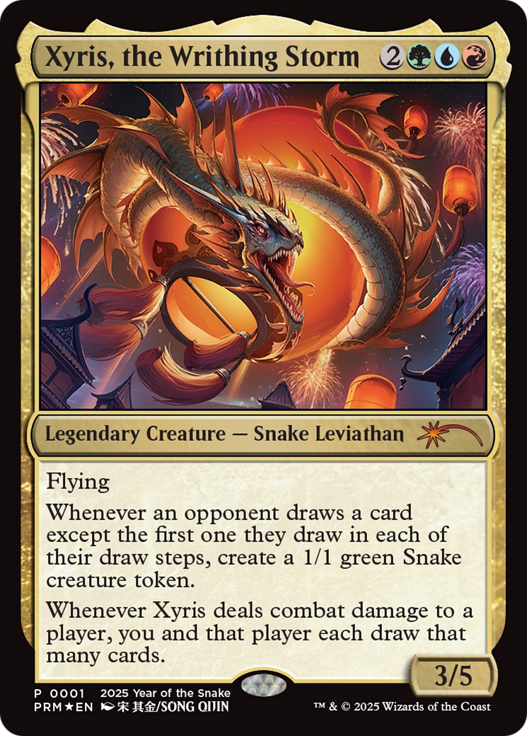 Xyris, the Writhing Storm (Year of the Snake 2025) [Standard Showdown Promos] | Gam3 Escape