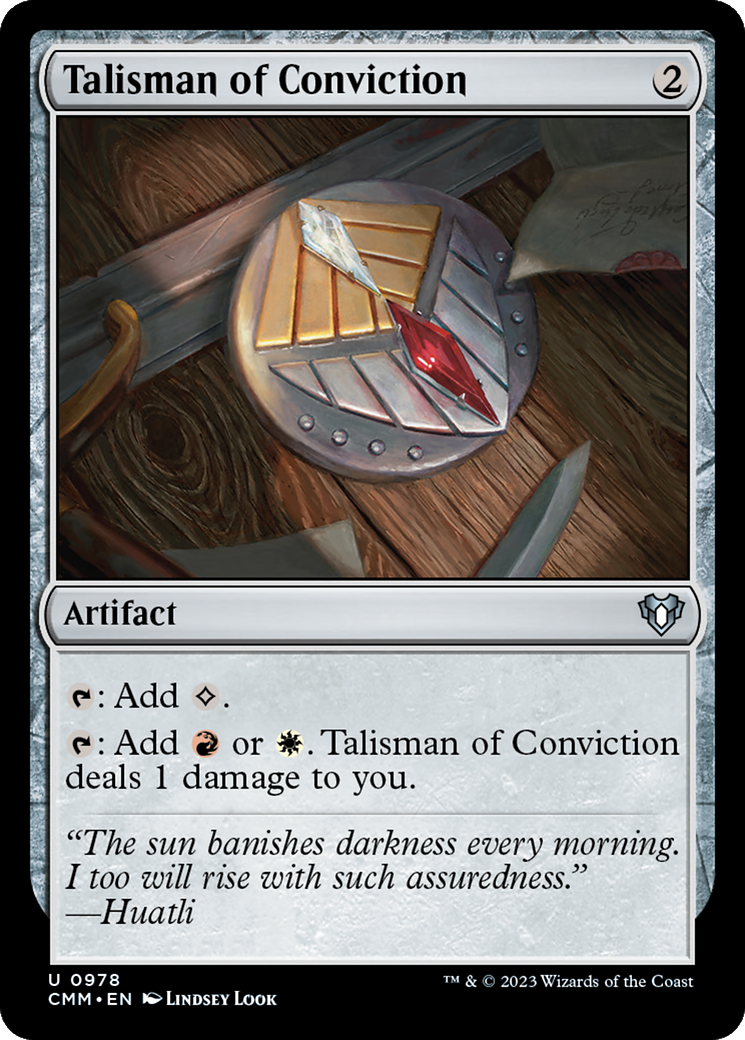 Talisman of Conviction [Commander Masters] | Gam3 Escape