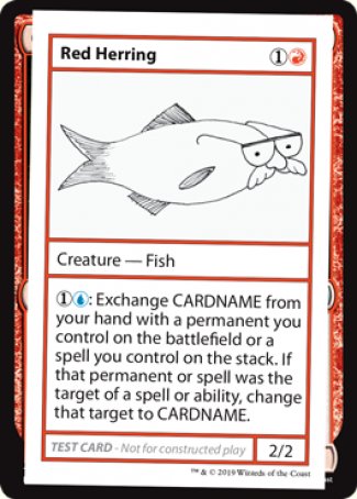 Red Herring (2021 Edition) [Mystery Booster Playtest Cards] | Gam3 Escape