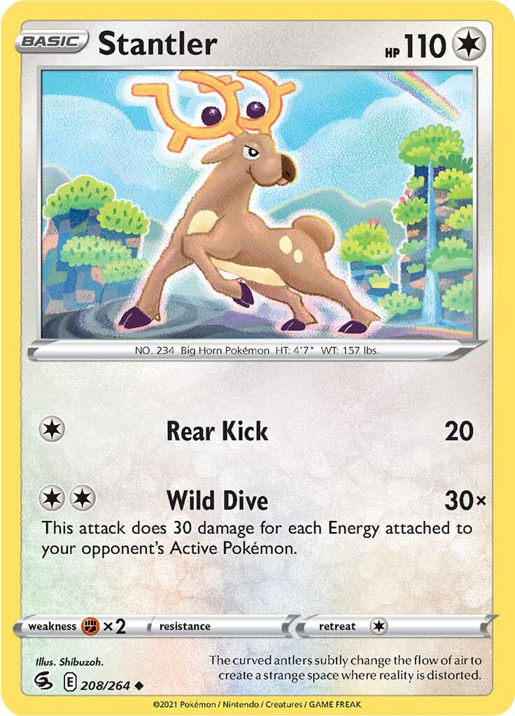 Stantler (208/264) [Sword & Shield: Fusion Strike] | Gam3 Escape