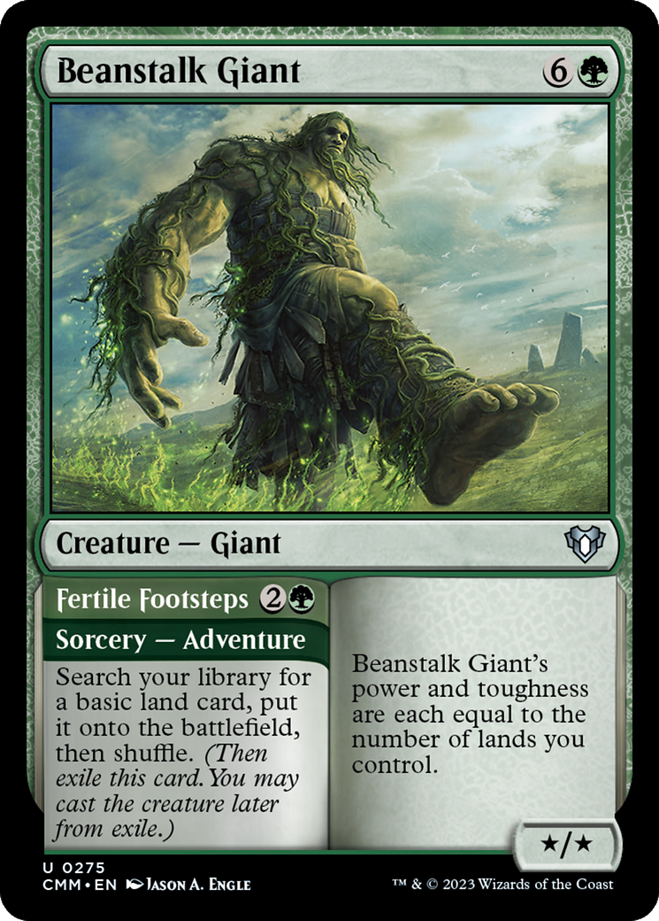 Beanstalk Giant // Fertile Footsteps [Commander Masters] | Gam3 Escape