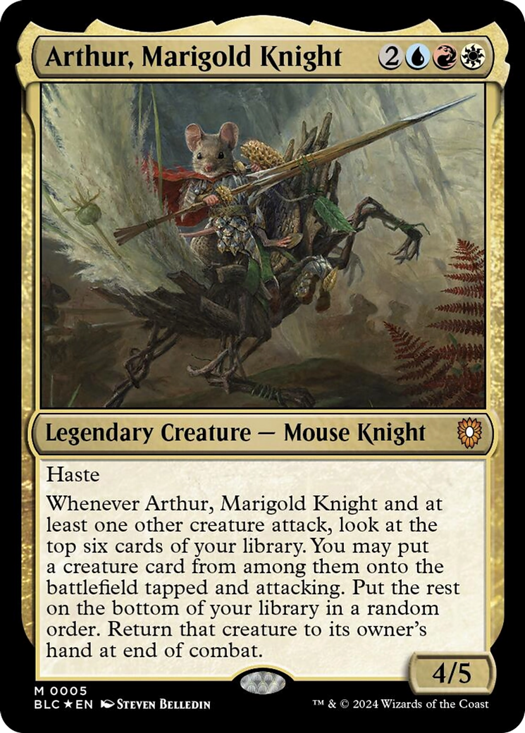 Arthur, Marigold Knight [Bloomburrow Commander] | Gam3 Escape