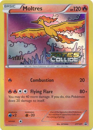 Moltres (XY127) (Staff) [XY: Black Star Promos] | Gam3 Escape