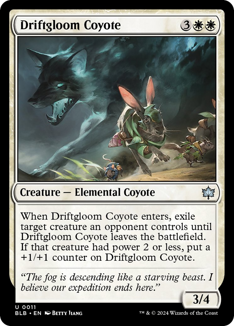 Driftgloom Coyote [Bloomburrow] | Gam3 Escape