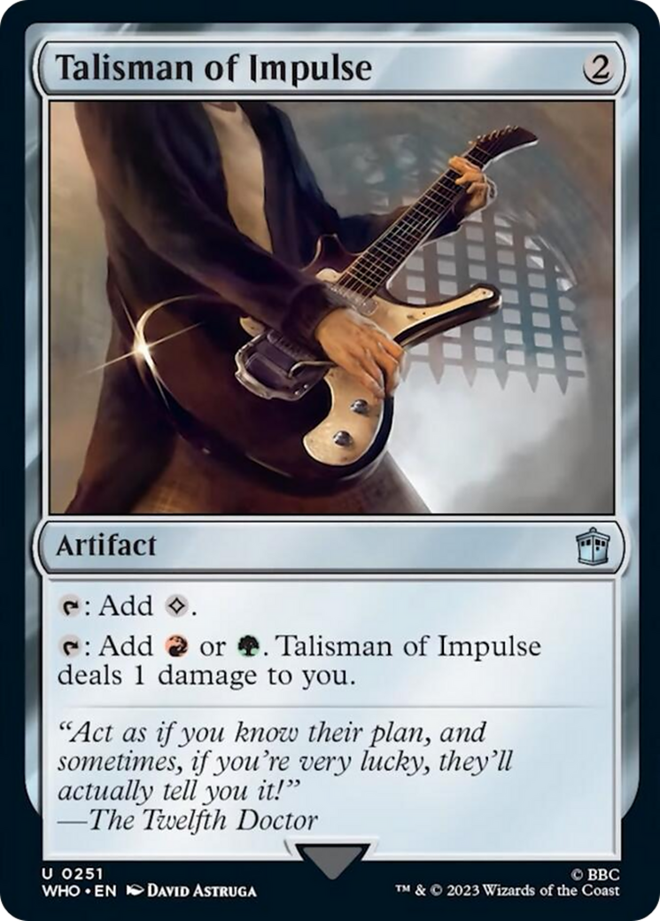 Talisman of Impulse [Doctor Who] | Gam3 Escape