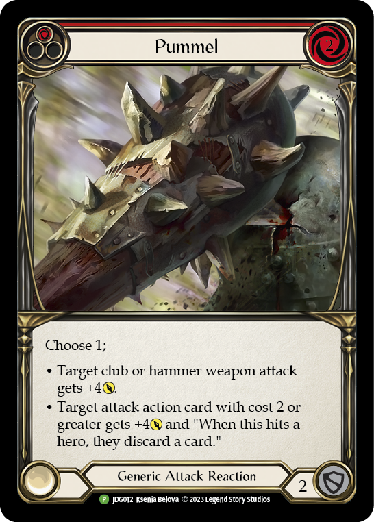Pummel (Red) [JDG012] (Promo)  Cold Foil | Gam3 Escape