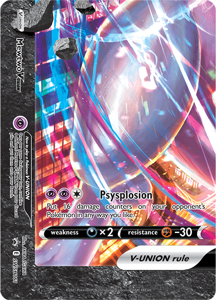 Mewtwo V-Union (SWSH161) [Sword & Shield: Black Star Promos] | Gam3 Escape