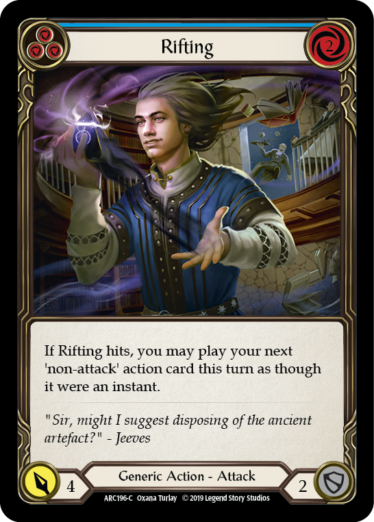 Rifting (Blue) [ARC196-C] (Arcane Rising)  1st Edition Rainbow Foil | Gam3 Escape
