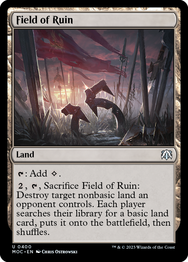 Field of Ruin [March of the Machine Commander] | Gam3 Escape