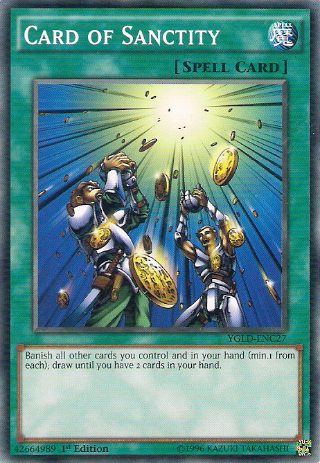 Card of Sanctity [YGLD-ENC27] Common | Gam3 Escape