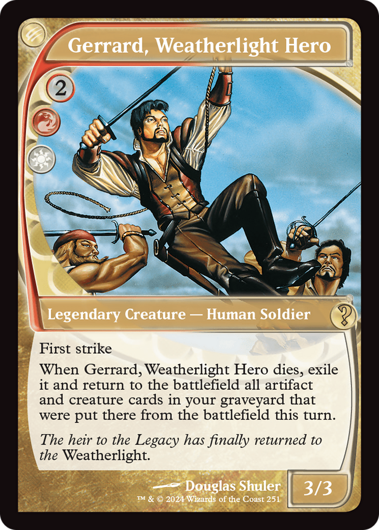 Gerrard, Weatherlight Hero (Future Sight) [Mystery Booster 2] | Gam3 Escape