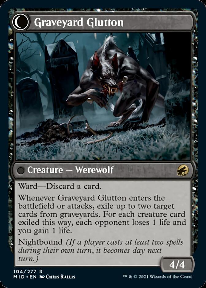 Graveyard Trespasser // Graveyard Glutton [Innistrad: Midnight Hunt] | Gam3 Escape