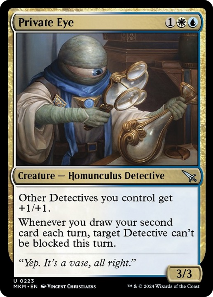 Private Eye [Murders at Karlov Manor] | Gam3 Escape