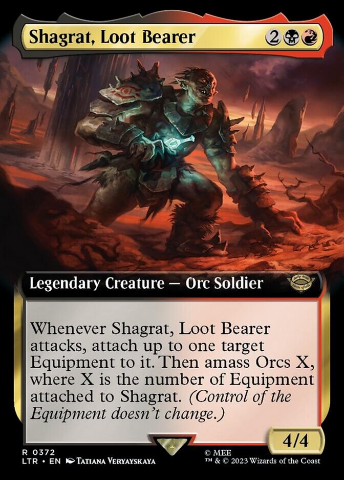 Shagrat, Loot Bearer (Extended Art) [The Lord of the Rings: Tales of Middle-Earth] | Gam3 Escape