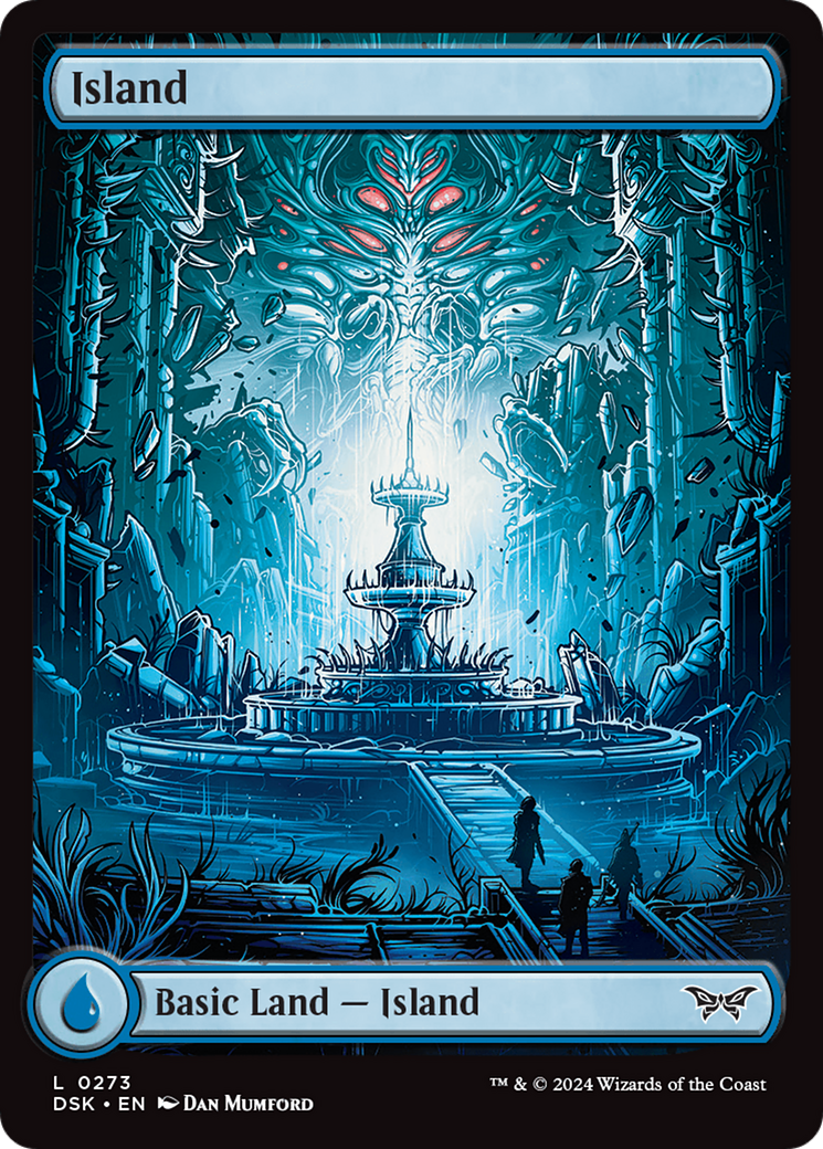 Island (273) - Full Art [Duskmourn: House of Horror] | Gam3 Escape