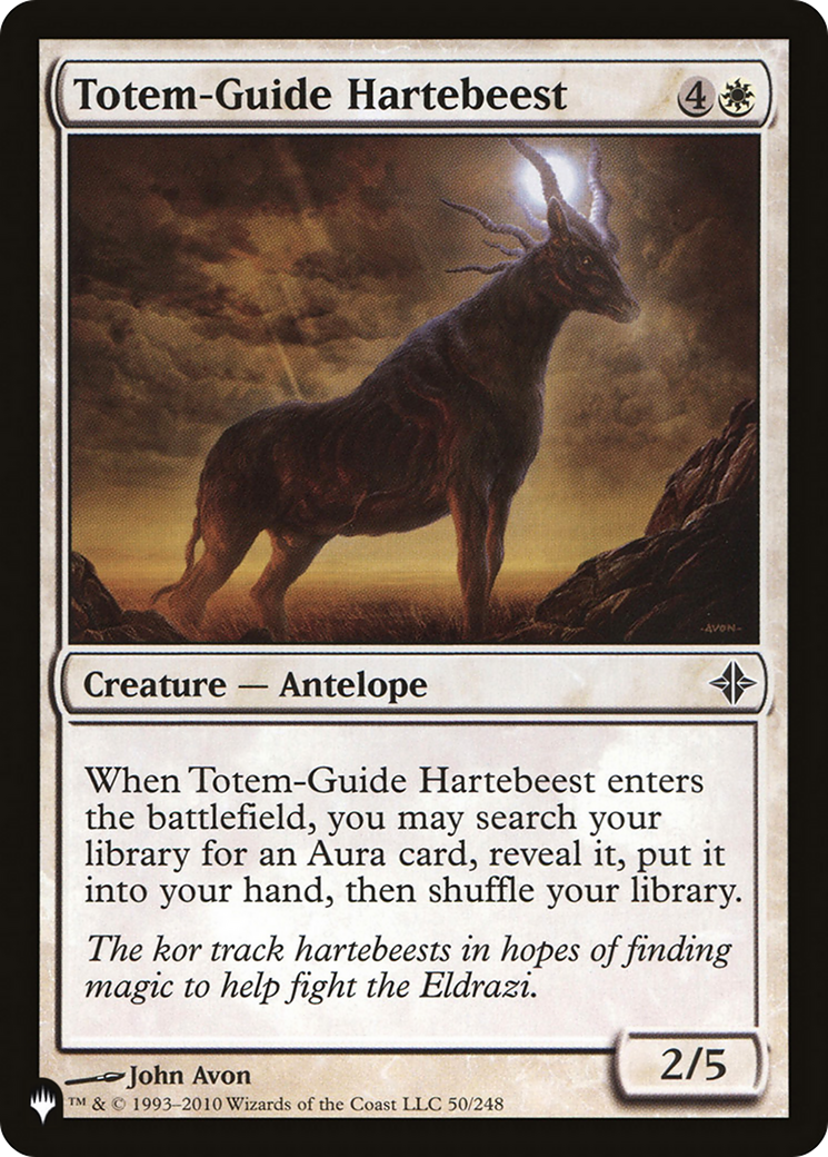 Totem-Guide Hartebeest [The List Reprints] | Gam3 Escape