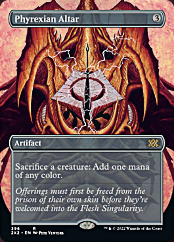 Phyrexian Altar (Borderless Alternate Art) [Double Masters 2022] | Gam3 Escape