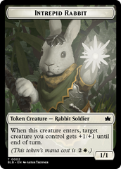 Wall // Intrepid Rabbit Double-Sided Token [Bloomburrow Tokens] | Gam3 Escape