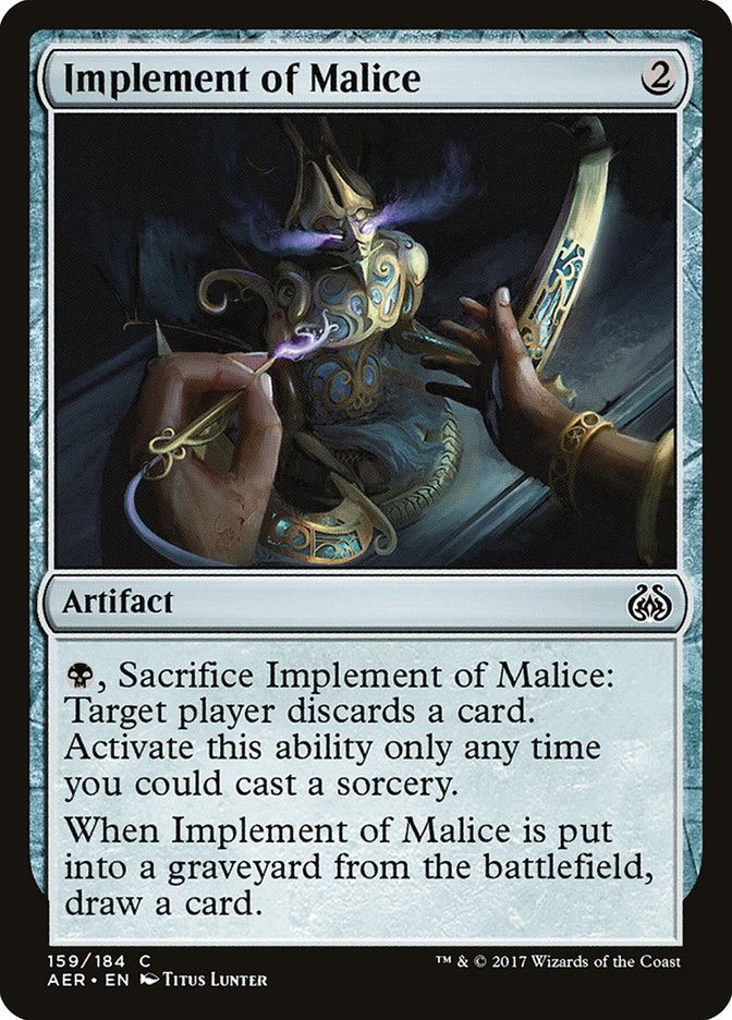 Implement of Malice [Aether Revolt] | Gam3 Escape