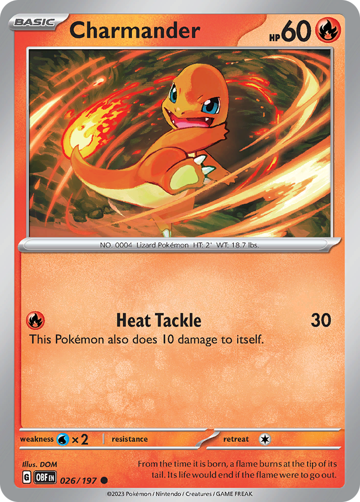 Charmander (026/197) [Scarlet & Violet: Obsidian Flames] | Gam3 Escape