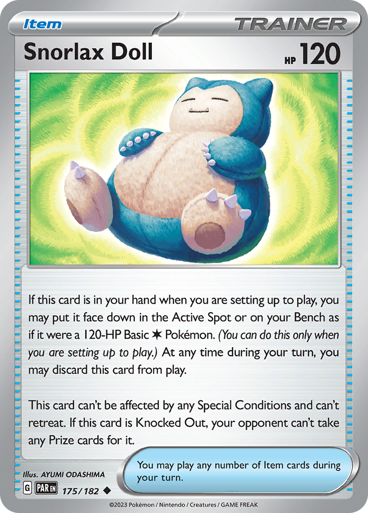 Snorlax Doll (175/182) [Scarlet & Violet: Paradox Rift] | Gam3 Escape