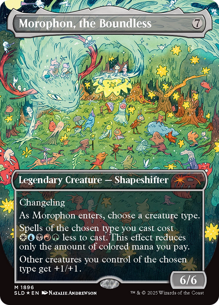 Morophon, the Boundless (Display Commander) - Thick Stock (Double Rainbow Foil) [Secret Lair Drop Series] | Gam3 Escape