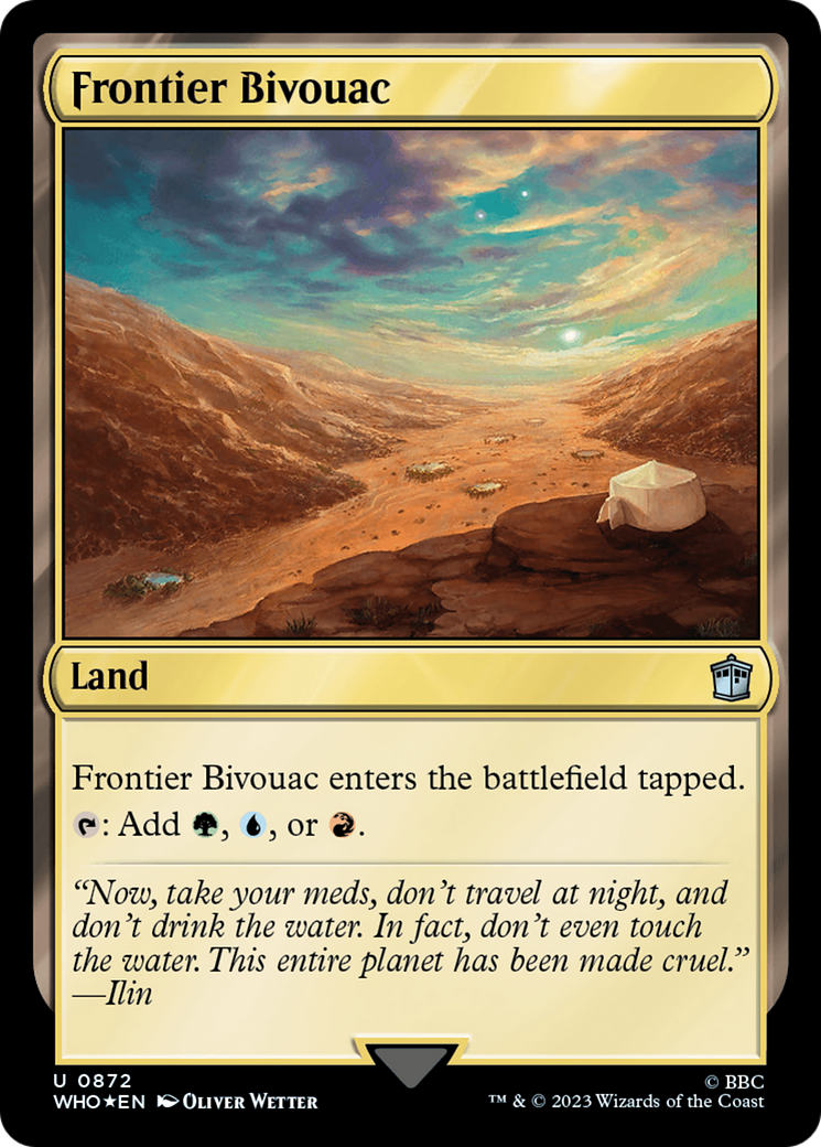 Frontier Bivouac (Surge Foil) [Doctor Who] | Gam3 Escape