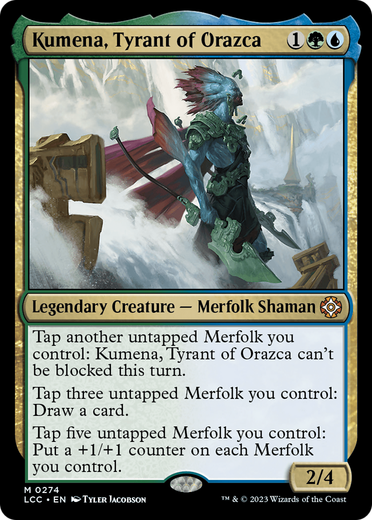 Kumena, Tyrant of Orazca [The Lost Caverns of Ixalan Commander] | Gam3 Escape