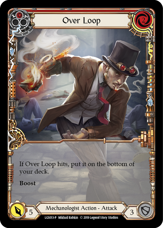 Over Loop (Red) [LGS013-P] (Promo)  1st Edition Normal | Gam3 Escape