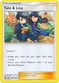 Tate & Liza (148a/168) (Alternate Art Promo) (Battle Arena Deck Exclusive) [Sun & Moon: Celestial Storm] | Gam3 Escape
