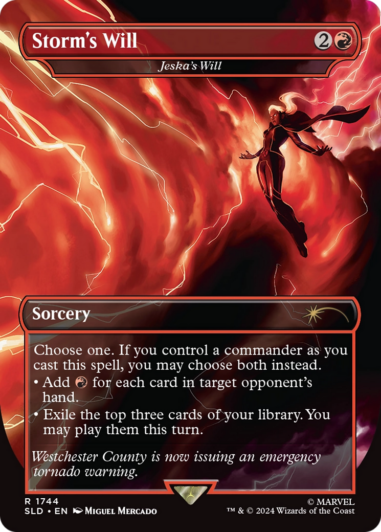 Storm's Will - Jeska's Will (Rainbow Foil) [Secret Lair Drop Series] | Gam3 Escape