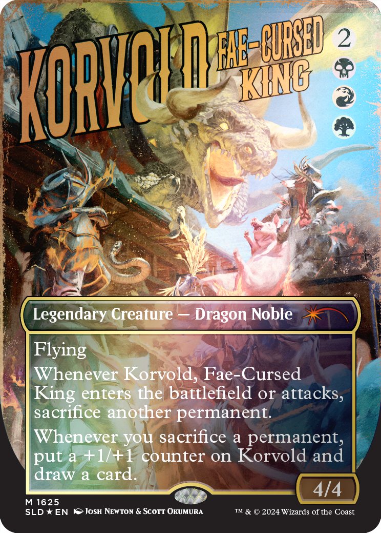 Korvold, Fae-Cursed King (Rainbow Foil) [Secret Lair Drop Series] | Gam3 Escape