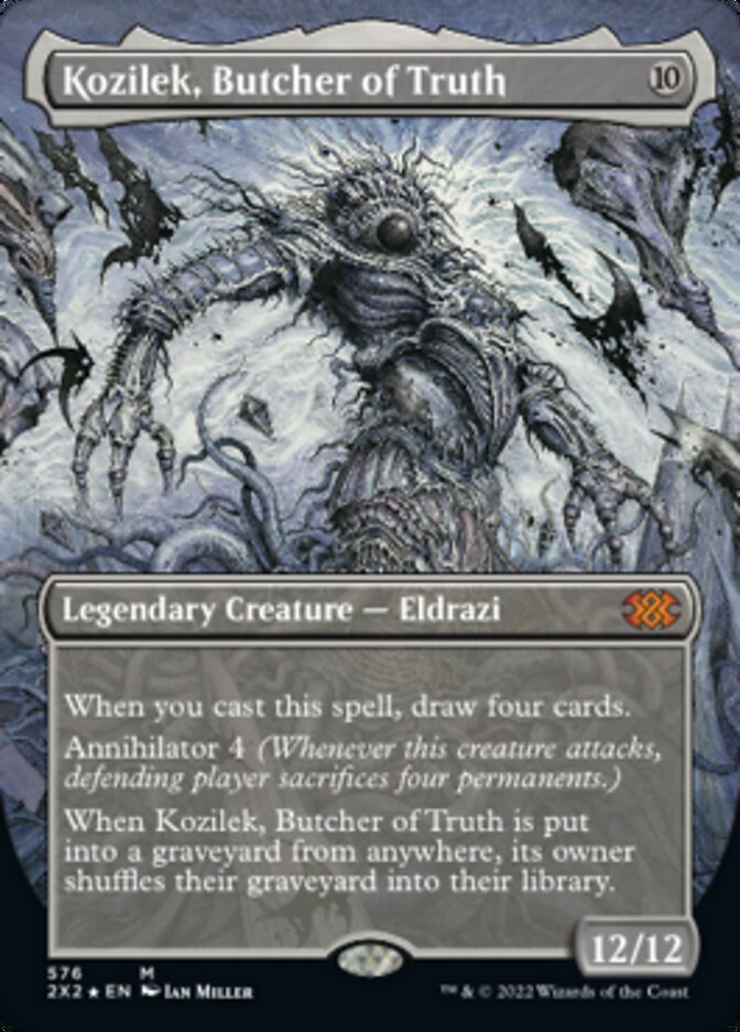 Kozilek, Butcher of Truth (Textured Foil) [Double Masters 2022] | Gam3 Escape