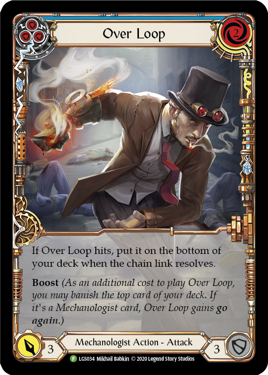 Over Loop (Blue) [LGS034] (Promo)  Rainbow Foil | Gam3 Escape
