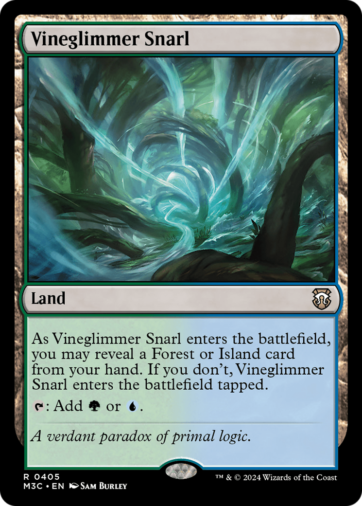 Vineglimmer Snarl (Ripple Foil) [Modern Horizons 3 Commander] | Gam3 Escape