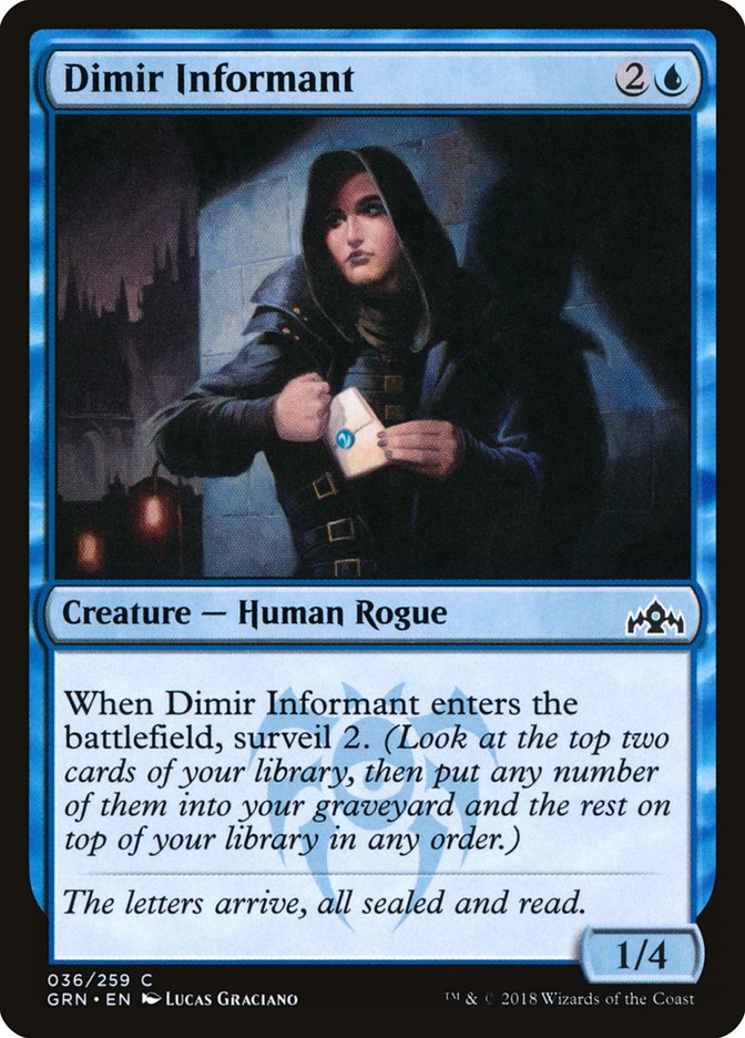 Dimir Informant [Guilds of Ravnica] | Gam3 Escape