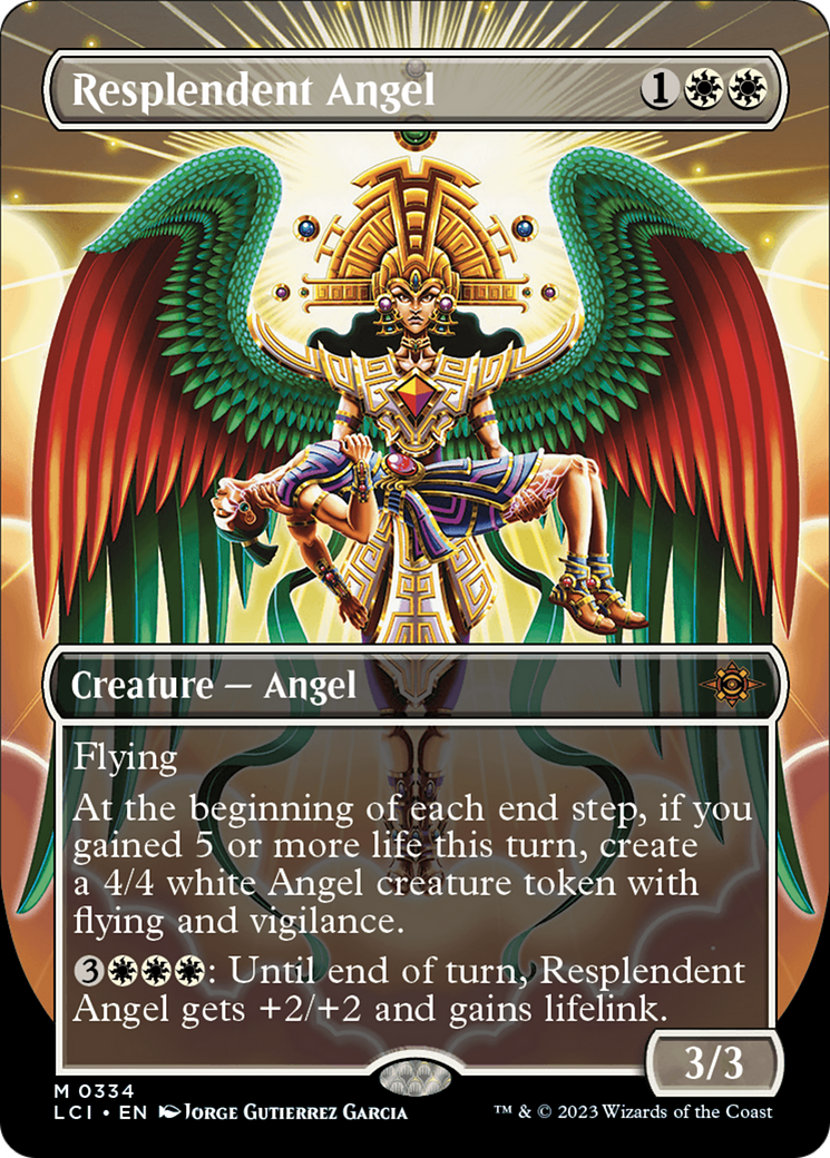 Resplendent Angel (Borderless) [The Lost Caverns of Ixalan] | Gam3 Escape