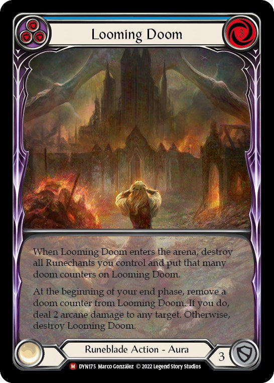 Looming Doom (Extended Art) [DYN175] (Dynasty)  Rainbow Foil | Gam3 Escape