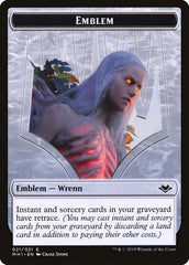 Illusion (005) // Wrenn and Six Emblem (021) Double-Sided Token [Modern Horizons Tokens] | Gam3 Escape