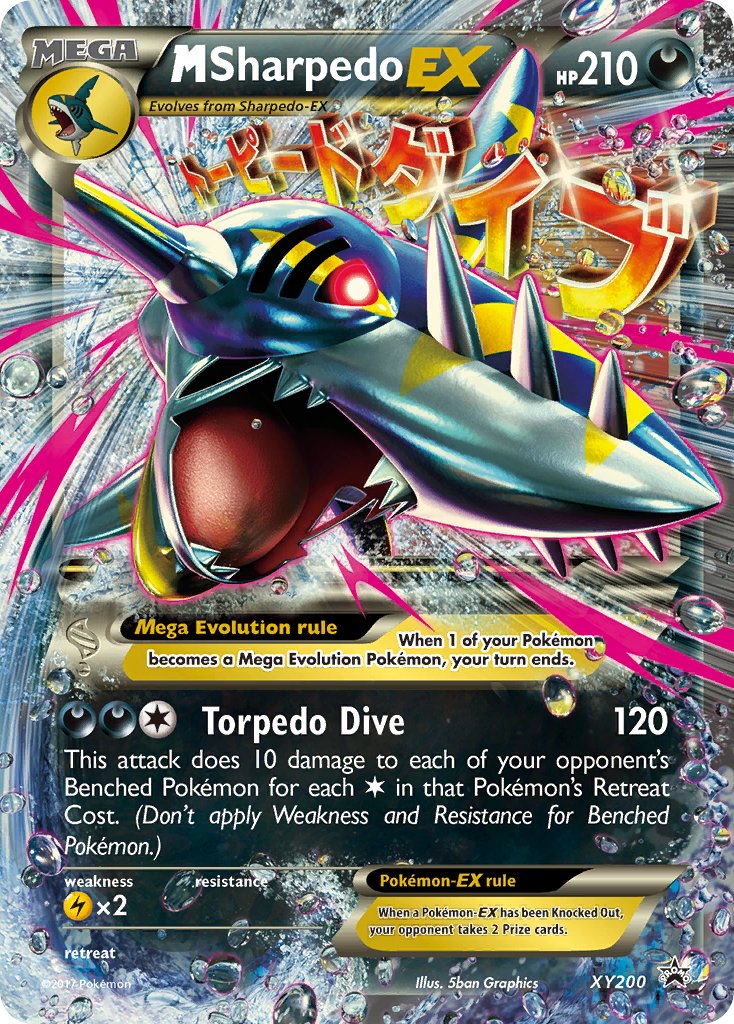 M Sharpedo EX (XY200) [XY: Black Star Promos] | Gam3 Escape