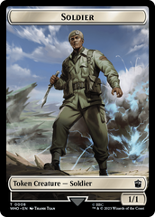 Soldier // Treasure (0028) Double-Sided Token [Doctor Who Tokens] | Gam3 Escape