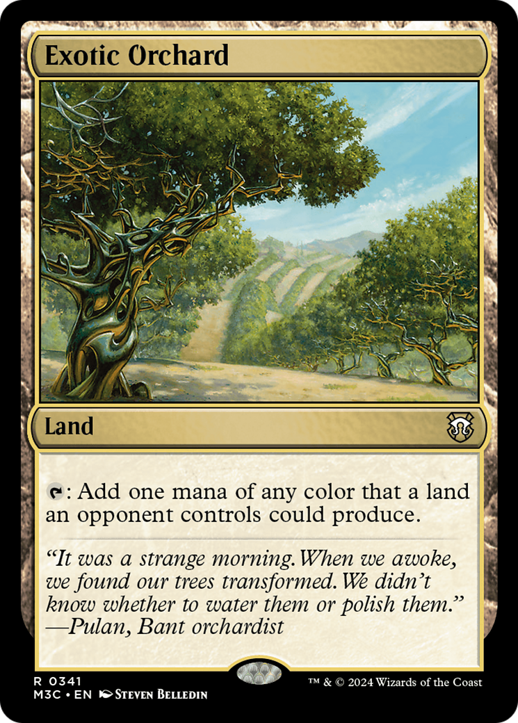 Exotic Orchard (Ripple Foil) [Modern Horizons 3 Commander] | Gam3 Escape