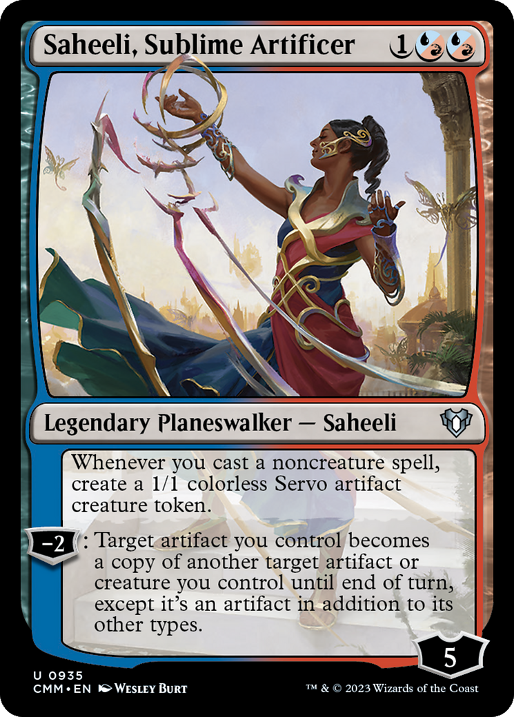 Saheeli, Sublime Artificer [Commander Masters] | Gam3 Escape